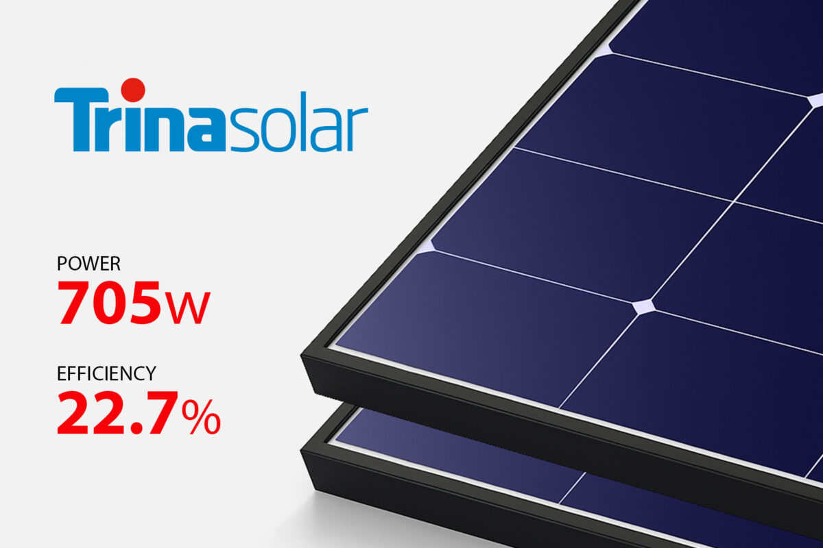 Trinasolar-705 پنل 705 وات Trina Solar (دو طرفه) - تصویر 1