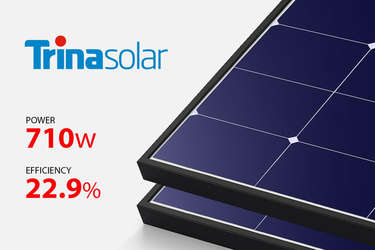 Trinasolar-710w پنل 710 وات Trina Solar (دو طرفه) - تصویر 1