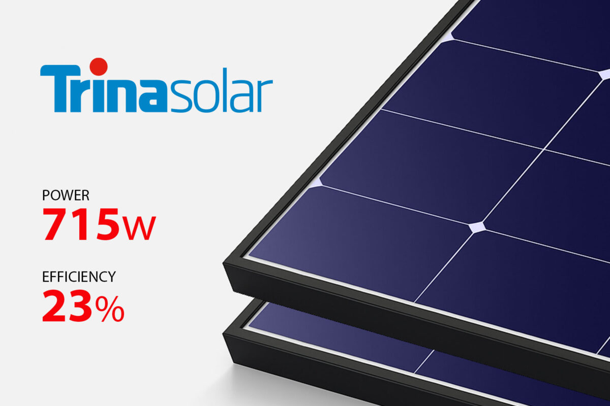 پنل 715 وات Trina Solar (دو طرفه) - تصویر 1